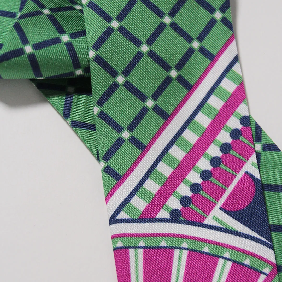 OXO Mini Scarf - Pink/Green