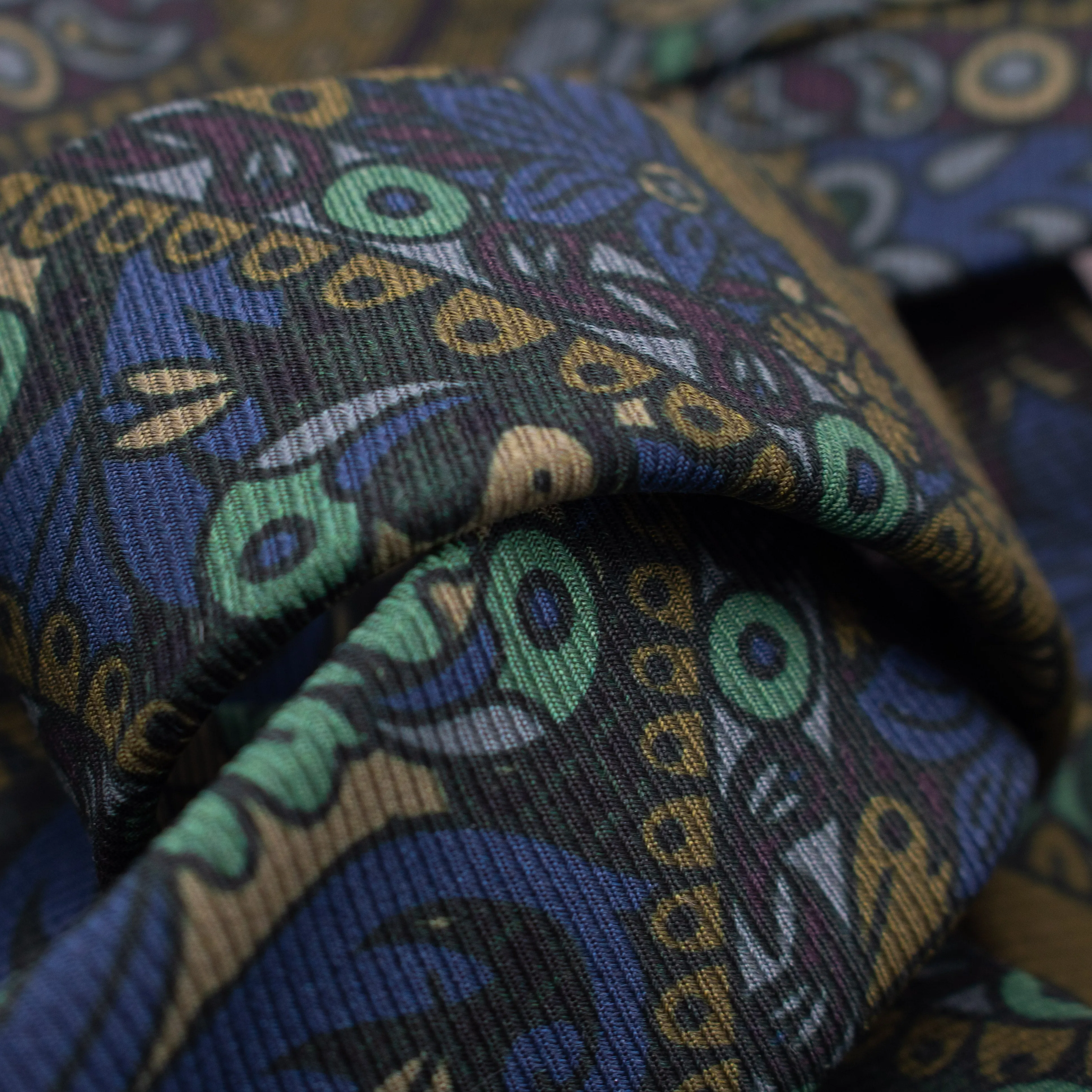 Paisley Gods Tie, Green – Silk Neck Tie