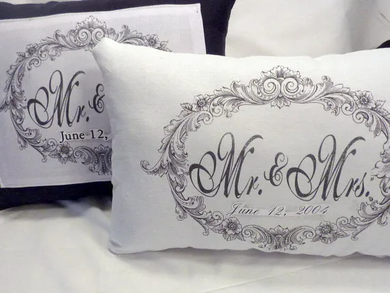Personalized Wedding Pillow, Personalized wedding gift