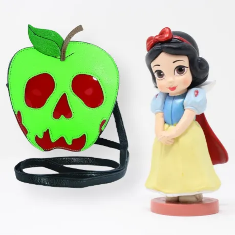 Poisoned Apple Lime Green Crossbody Bag - Purse