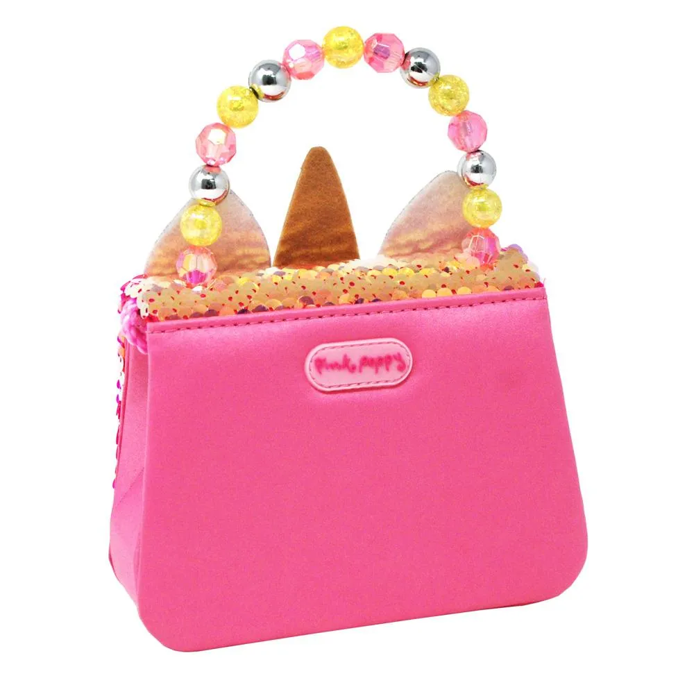 Reversible Sequin Unicorn Hard Handbag