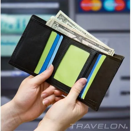 RFID Safe Classic Tri-Fold Wallet by Travelon
