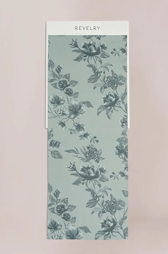 Satin Floral Print Mega Swatch | Ready To Ship