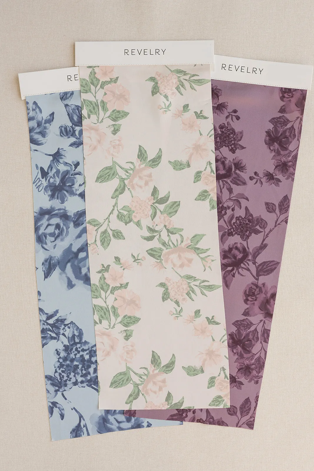Satin Floral Print Mega Swatch | Ready To Ship