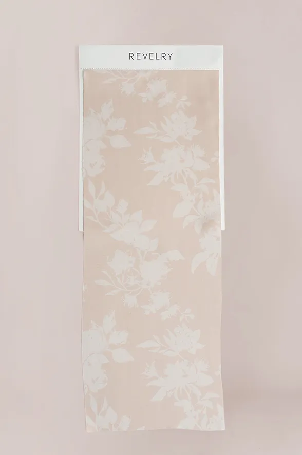 Satin Floral Print Mega Swatch | Ready To Ship