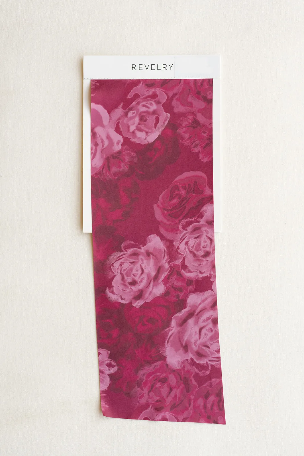 Satin Floral Print Mega Swatch | Ready To Ship