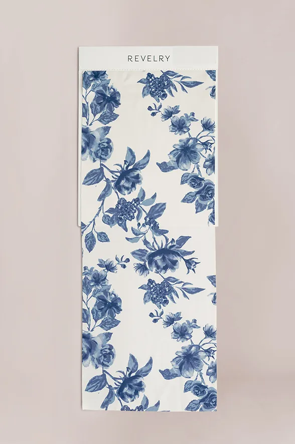 Satin Floral Print Mega Swatch | Ready To Ship