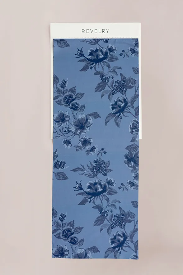 Satin Floral Print Mega Swatch | Ready To Ship