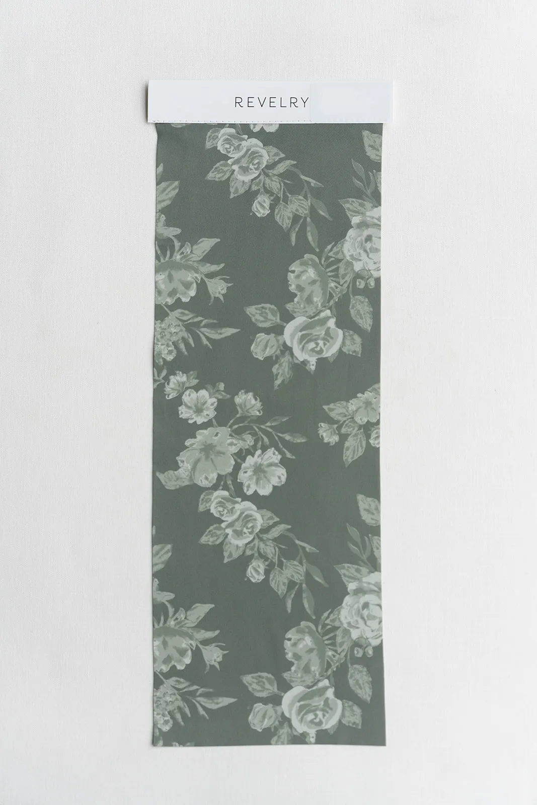 Satin Floral Print Mega Swatch | Ready To Ship