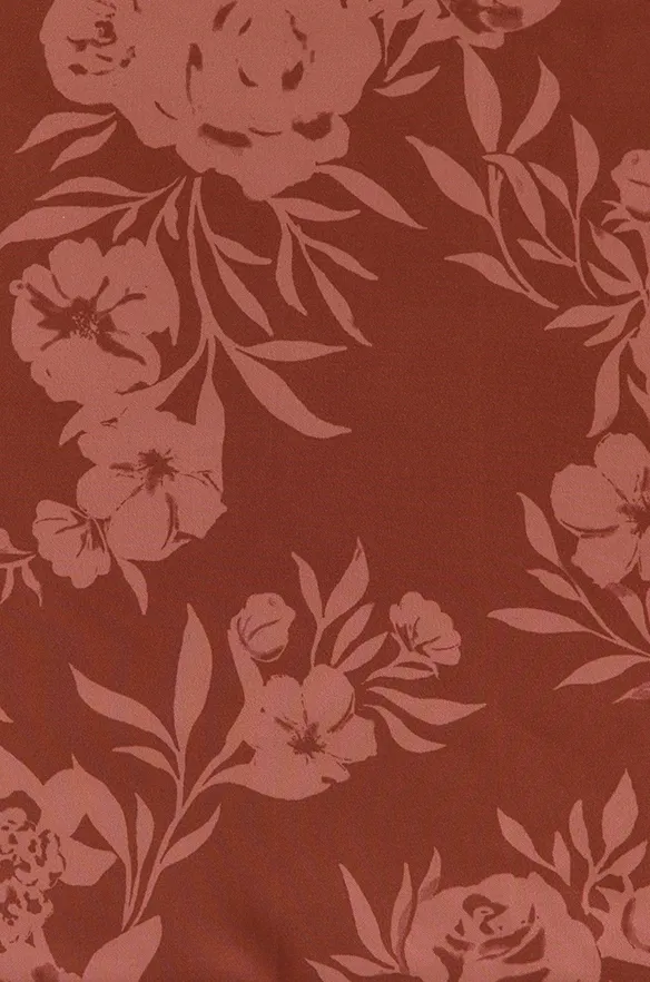 Satin Floral Print Mega Swatch | Ready To Ship
