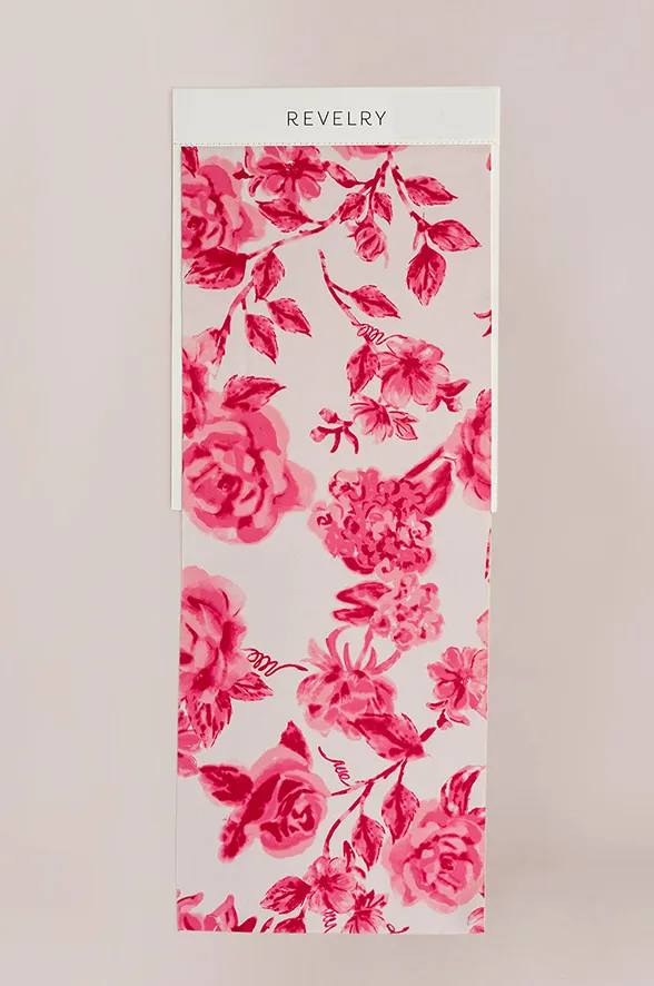 Satin Floral Print Mega Swatch | Ready To Ship