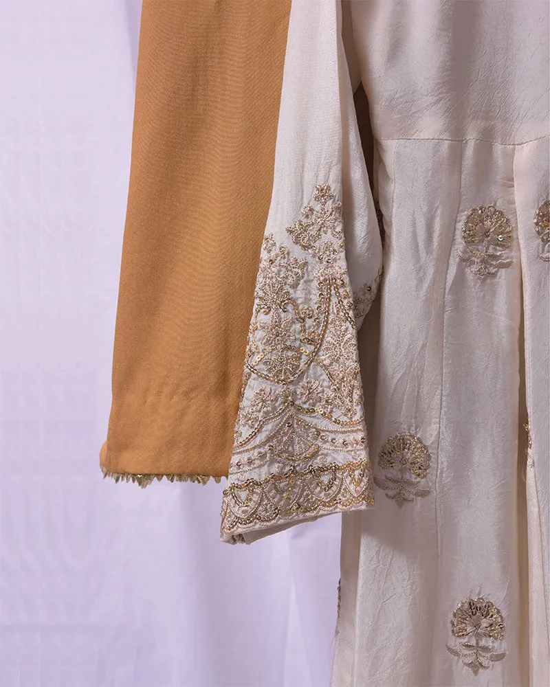 Shahjahan Russian Grip Pishwas Paired with Russian Grip Sharara