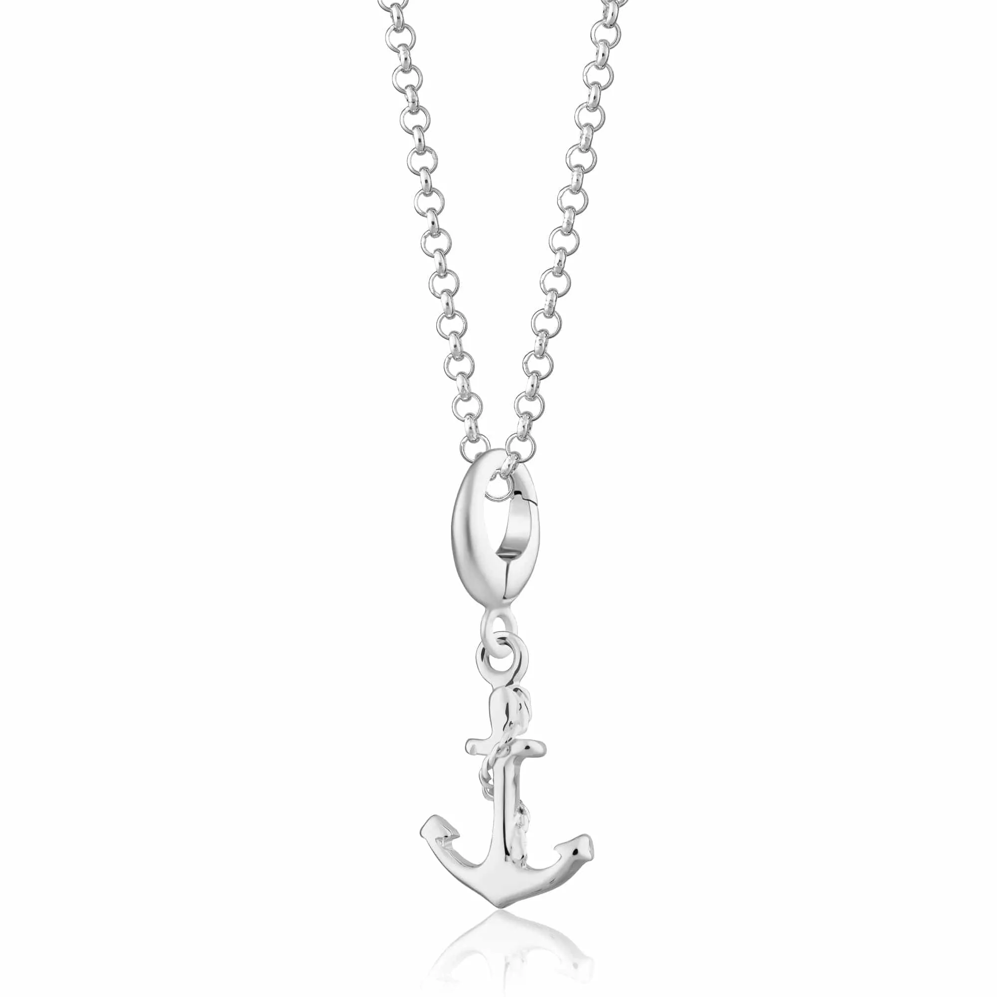 Silver Anchor Necklace