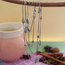 Silver Cardamom and Peppercorn Chain Necklace by Joy Everley