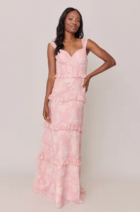 Sloane Chiffon Floral Print Dress | Made To Order