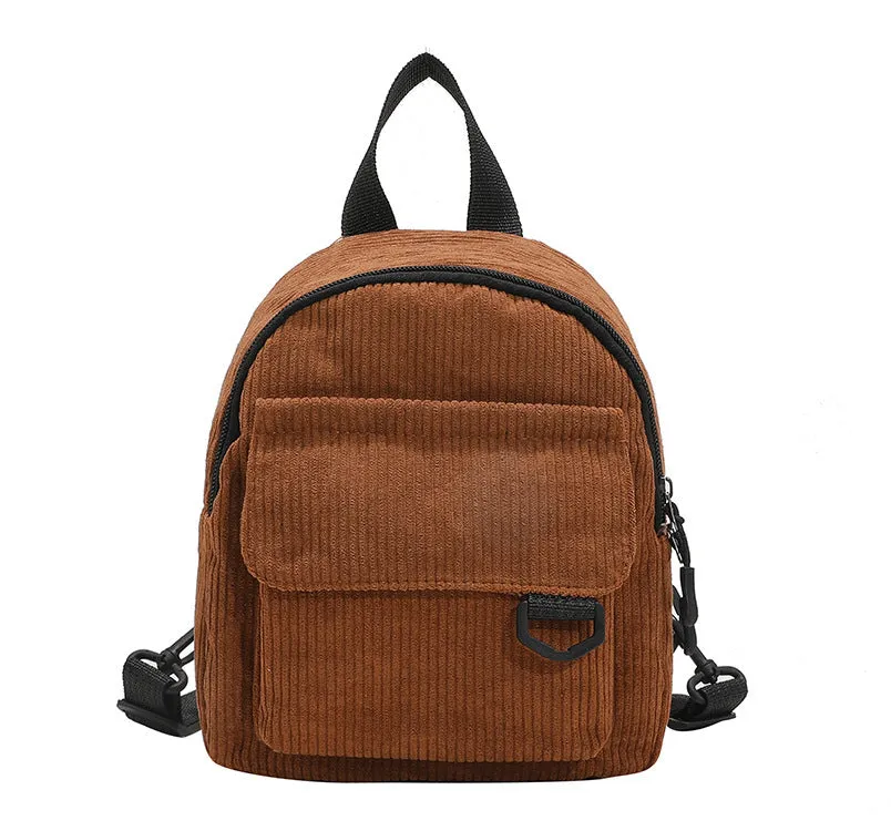 Small Corduroy Backpack