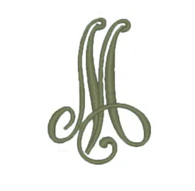 Standard Style Single Letter Monogram