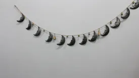 Star Moon Hanging Jute Garland Decoration Bohemian Home Decor Country Primitive Christmas Holiday Decoration