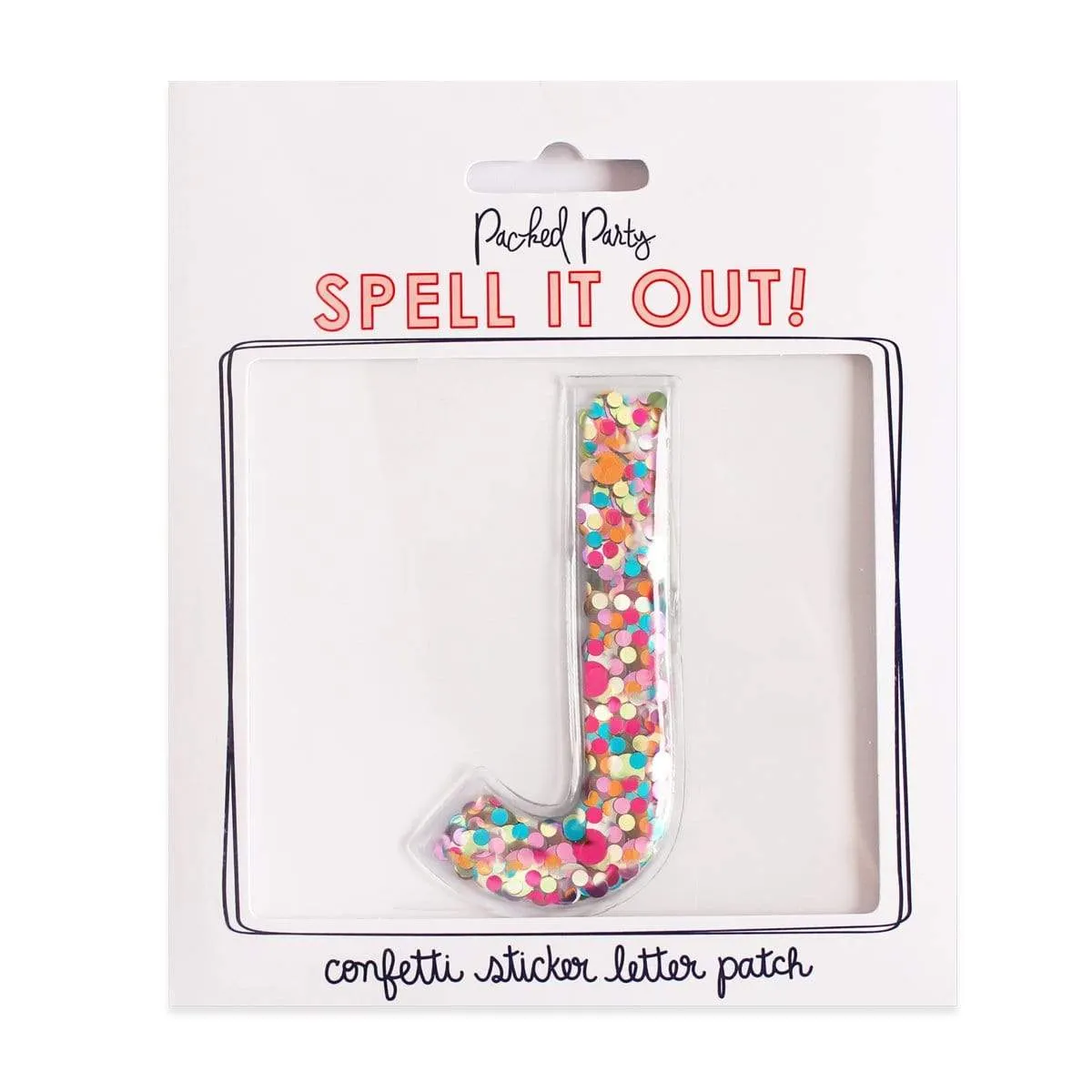 Stick to It Confetti Letters
