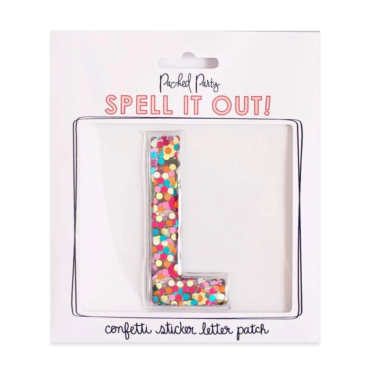 Stick to It Confetti Letters