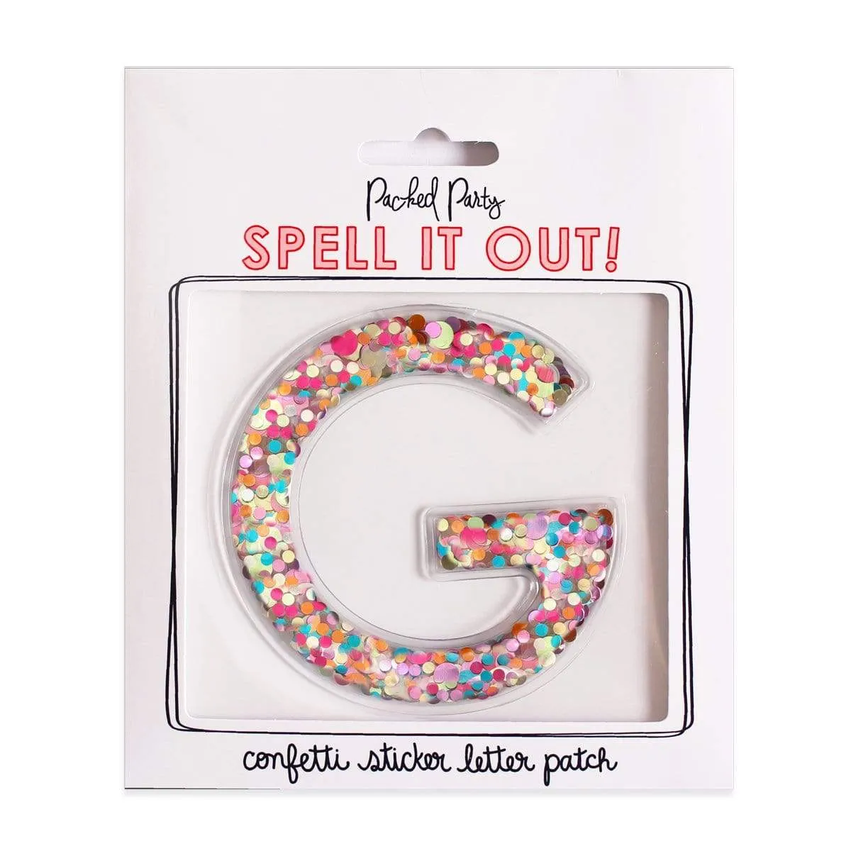 Stick to It Confetti Letters