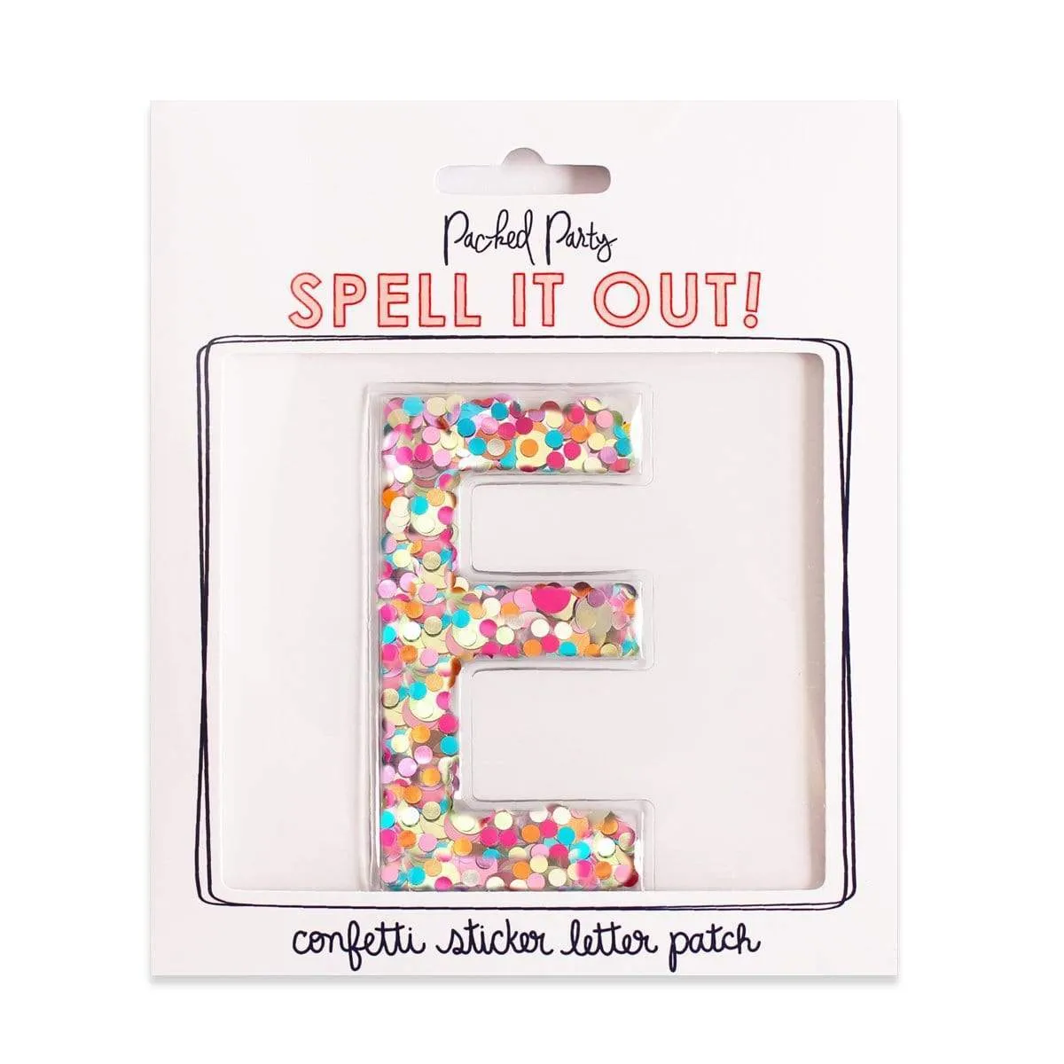 Stick to It Confetti Letters