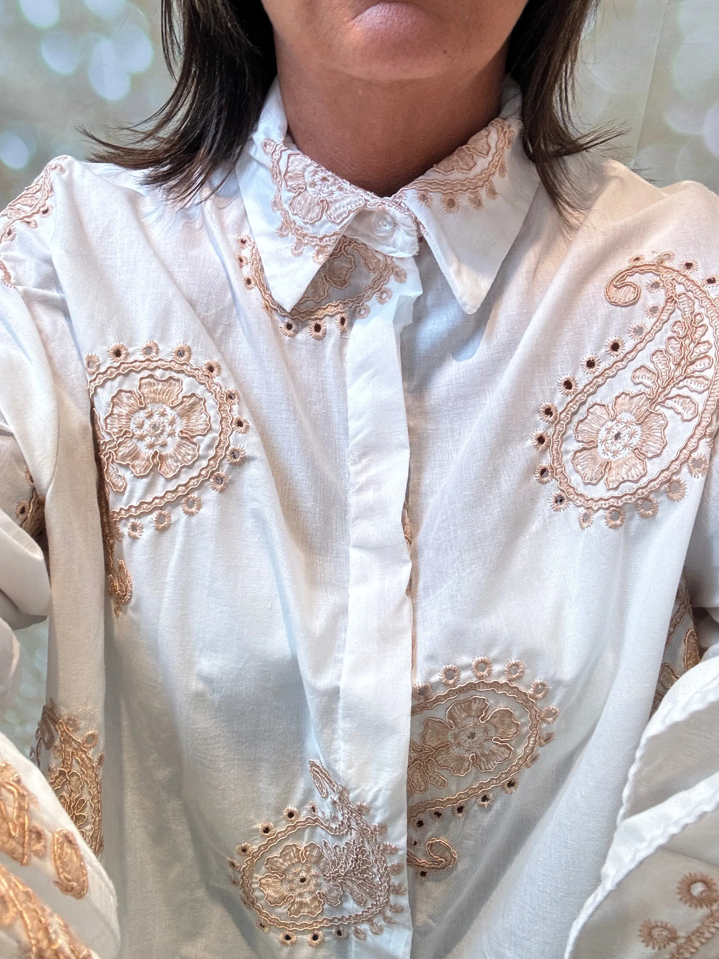 Studio Fluted sleeve Blouse