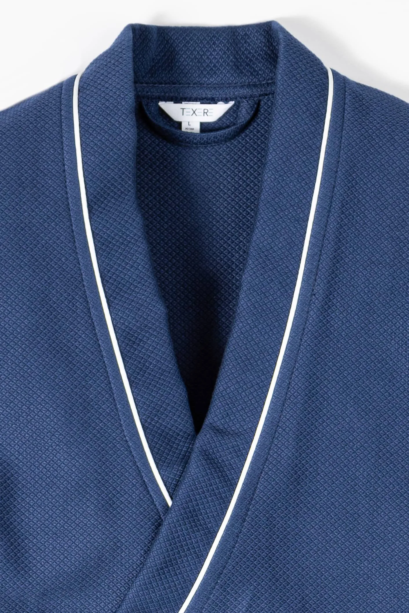 Texere Men's Modal Kimono Bathrobe with Quilted Design