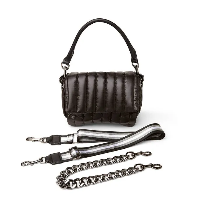 Think Royln - Bar Bag in Shiny Black