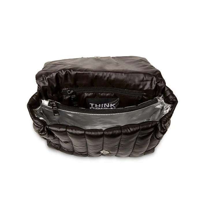 Think Royln - Bar Bag in Shiny Black