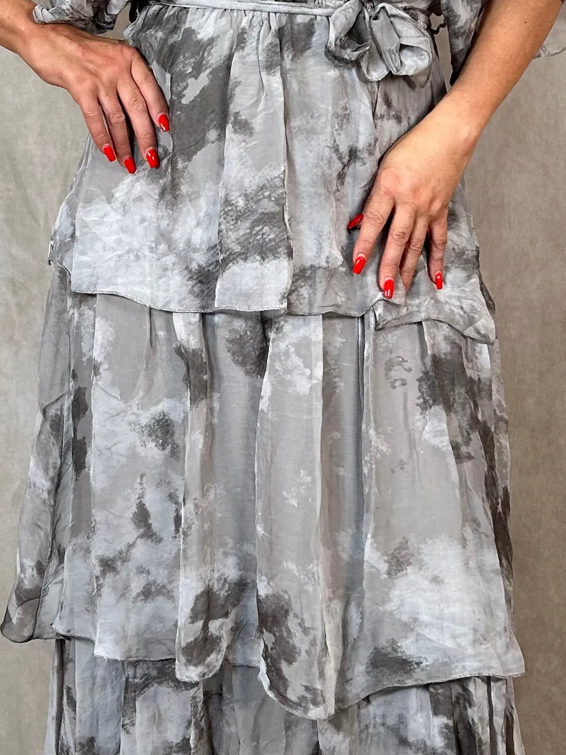 TJ Limited Edition Silk Tier Dress