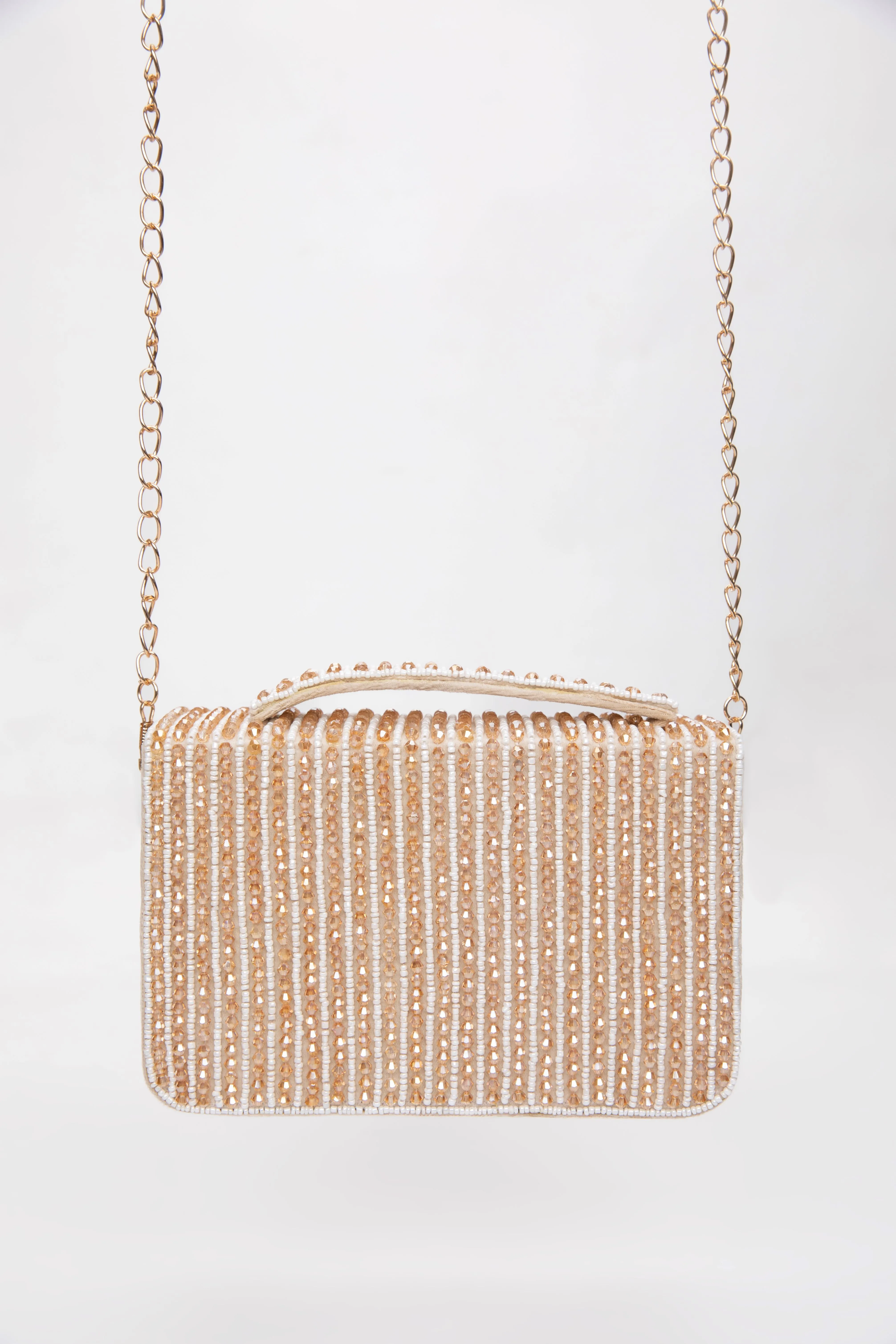 Unique Women's Designer Suede Embroidery Flap Clutch