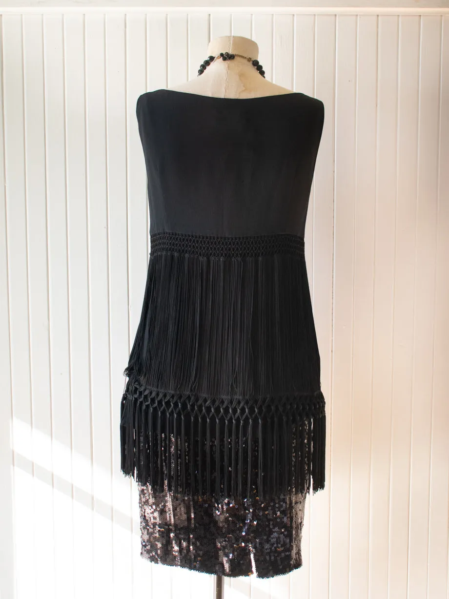 Vintage Moschino Fringe Blouse Small