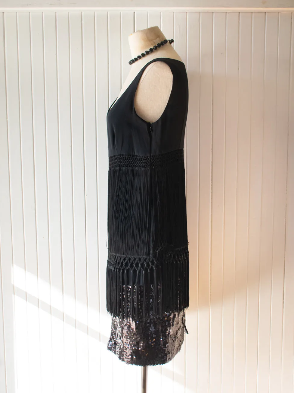 Vintage Moschino Fringe Blouse Small