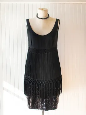 Vintage Moschino Fringe Blouse Small