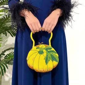 Vintage Pumpkin Purse