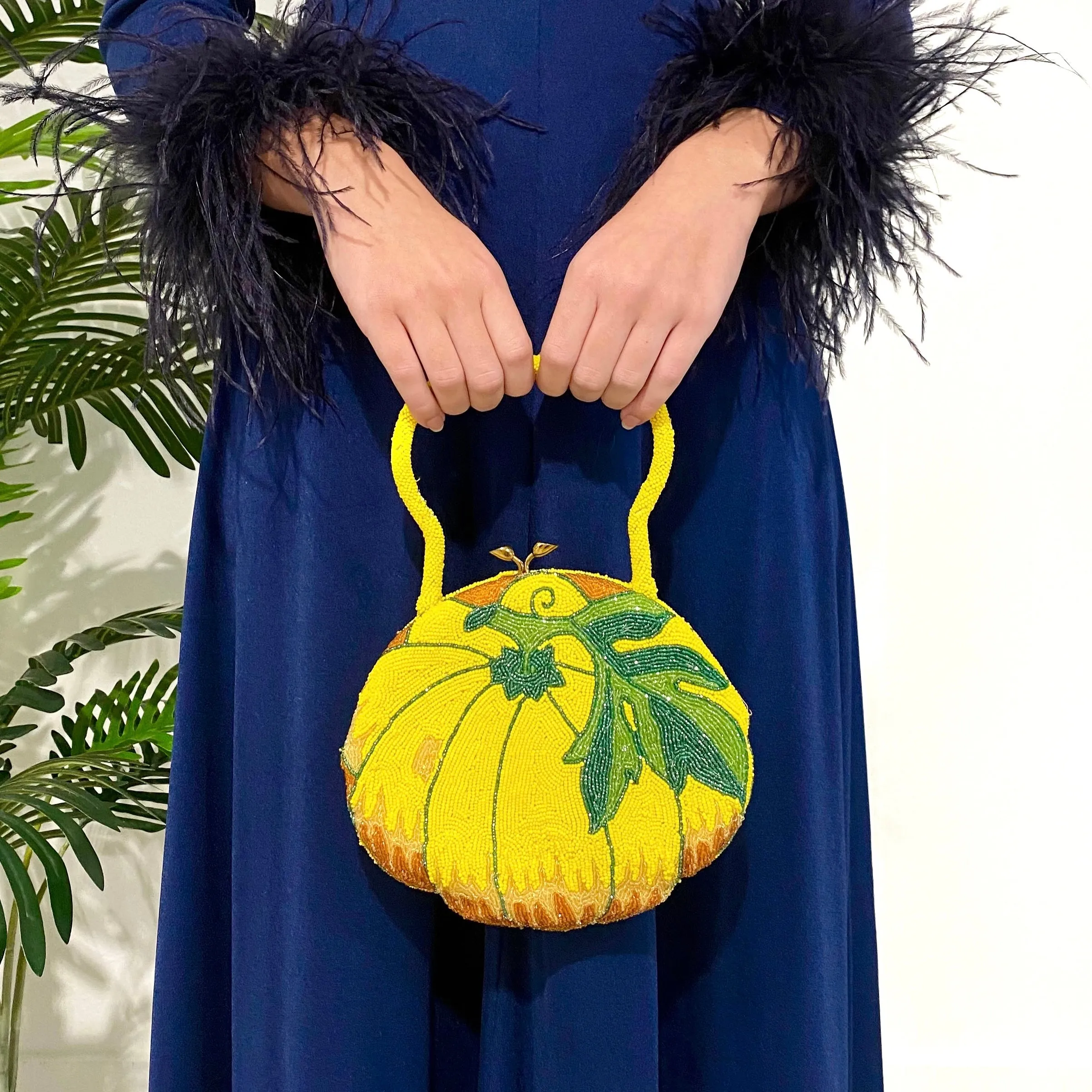 Vintage Pumpkin Purse
